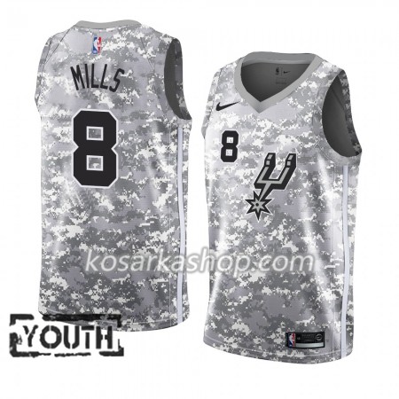 Dres San Antonio Spurs Patty Mills 8 Nike 2018-19 Siva Swingman - Dječji